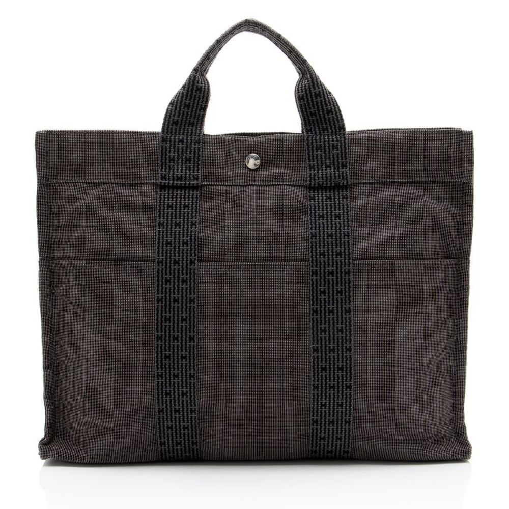 Hermes Vintage Canvas Herline MM Tote